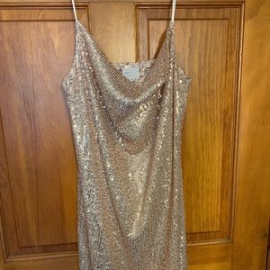 Above the knee sequin dress. New with tags.